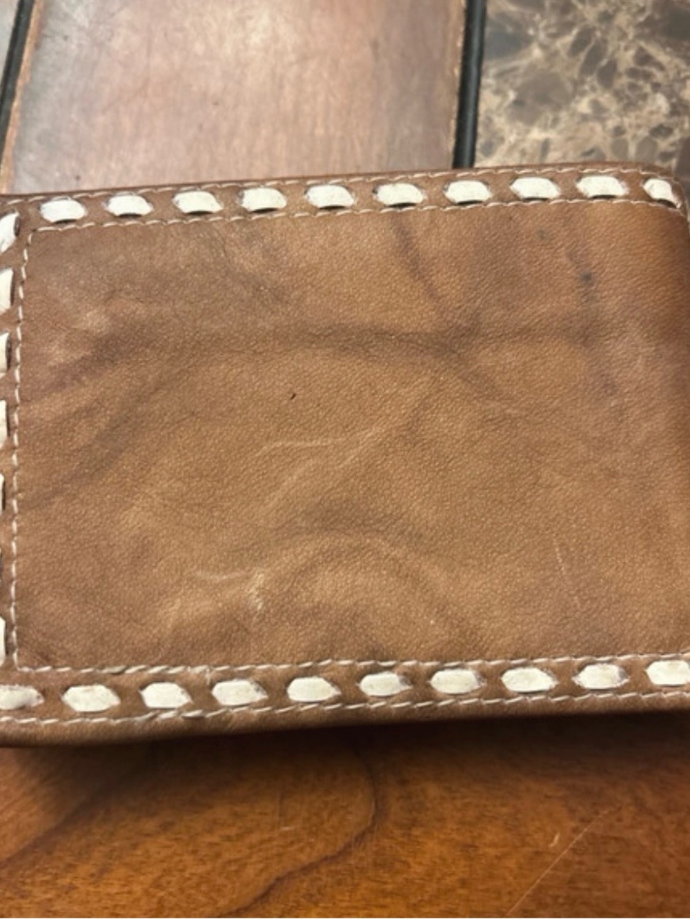 Tony Lams Genuine leather handmade Leather Bifold Wallet